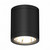 LED Downlight Black 9cm 10W Tri-CCT 807lm IP65 IK06 Dimmable Surface Mounted