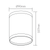 LED Downlight White 9cm 10W Tri-CCT 807lm IP65 Dimmable Surface Mounted