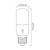 LED E27 Tri-CCT 806lm Frosted T40 8W Dimmable