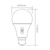 LED Globe A60 B22 9W Dual-CCT 900lm White Non-Dimmable IP20