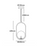 Pendant Light Brass Oval Opal Glass E14 25W Adjustable Cord