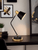 Table Lamp Black-Gold Adjustable E27 40W