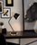 Table Lamp Black-Gold Adjustable E27 40W