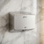 Hand Dryer Satin Stainless-Steel 1000W Adjustable 22cm