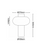 Table Lamp Black Timber Opal Glass E27 40W