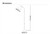 Floor Lamp Black Brass 158cm E27 60W