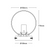 Wall Light Brass Opal Glass 15cm E14 25W
