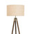 Floor Lamp Timber Tripod DIY Linen Shade 160cm B22 60W
