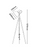 Floor Lamp Black Timber Tripod E27 40W 157cm