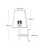 Wall Lamp Black Linen Shade E27 25W