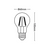 LED A60 Globe Yellow Filament E27 2W