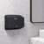 Hand Dryer Black Stainless-Steel 1000W Adjustable 22cm