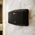 Hand Dryer Black Stainless-Steel 1000W Adjustable 22cm