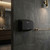 Hand Dryer Black Stainless-Steel 1000W Adjustable 22cm