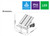 Solar Flood Light Black 5000K 450lm Motion Sensor IP44