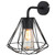 Wall Light Diamond Style Cage Black E27 60W IP44