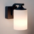 Wall Light Black E27 60W IP43 Classic