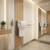 Hand Dryer White Hands-In Blade Adjustable 1500W 67cm