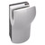 Hand Dryer Satin Silver Hands-In Blade Adjustable 1500W 67cm