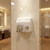 Hand Dryer White Steel Push Button 2250W 25cm
