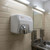 Hand Dryer White Steel Sensor Operated 2250W 25cm