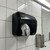 Hand Dryer Black Steel Sensor Operated 2250W 25cm