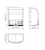 Hand Dryer White Push Button 1640W 30cm