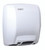 Hand Dryer White Steel Sensor Operated 2750W 33cm