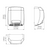 Hand Dryer White Steel Sensor Operated 2750W 33cm