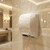 Hand Dryer White Steel Sensor Operated 2750W 33cm