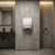 Hand Dryer White Steel Sensor Operated 2750W 33cm