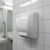 Hand Dryer White Steel Sensor Operated 2750W 33cm