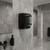 Hand Dryer Black Steel Sensor Operated 2750W 33cm