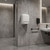 Hand Dryer White Steel Sensor Operated 1640W 30cm