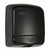 Hand Dryer Matte Black Steel Sensor Operated 1640W 30cm