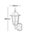 Coach Light Black With Sensor E27 60W IP44