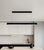 Pendant Light 120cm Black Metal 25W Tri-CCT 1500lm Adjustable Cord