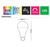 LED Smart Wi-Fi B22 Globe 9.5W RGB Multi-CCT 806lm White Dimmable