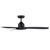 122cm 48-inch Black DC Ceiling Fan Remote Control 3 Blade 35W 6 Speed