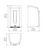 Hand Dryer Satin Silver Sensor Operated 1100W 26cm