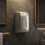 Hand Dryer Satin Silver Sensor Operated 1100W 26cm