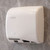 Hand Dryer White Steel Slim Sensor Operated 850W 27cm