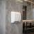 Hand Dryer White Steel Slim Sensor Operated 850W 27cm