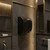 Hand Dryer Black Steel Slim Sensor Operated 850W 27cm