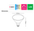 LED PAR38 Smart Zigbee E27 15W Multi-CCT 1050lm Black Dimmable