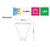 GU10 LED Globe Smart Zigbee 6W Multi-CCT 420lm White Dimmable
