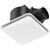 White DC Exhaust Fan 27cm Square 20W IPX4