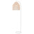Floor Lamp Natural Rattan Shade E27 40W 180cm