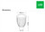 GU10 LED Globe 3000K 9W 480lm Non-Dimmable