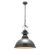 Pendant Light 40cm Charcoal Metal E27 25W Adjustable